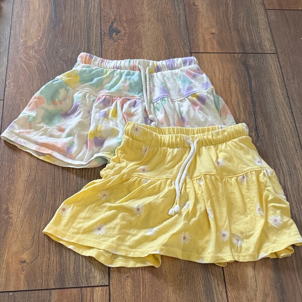 Cat & Jack Yellow and Multicolor Skort Bundle - Size 5T